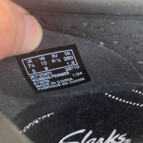 Clarks Women's US Size 10 M Breeze Emily Slip-On Black Shoes,Comfort‎ - Picture 5 of 14